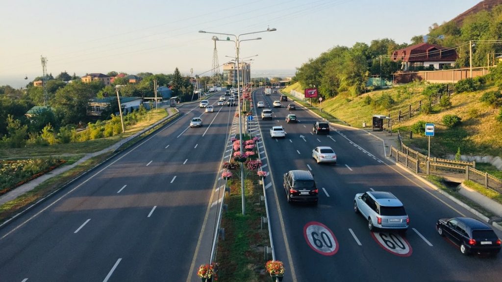 cars on road during daytime